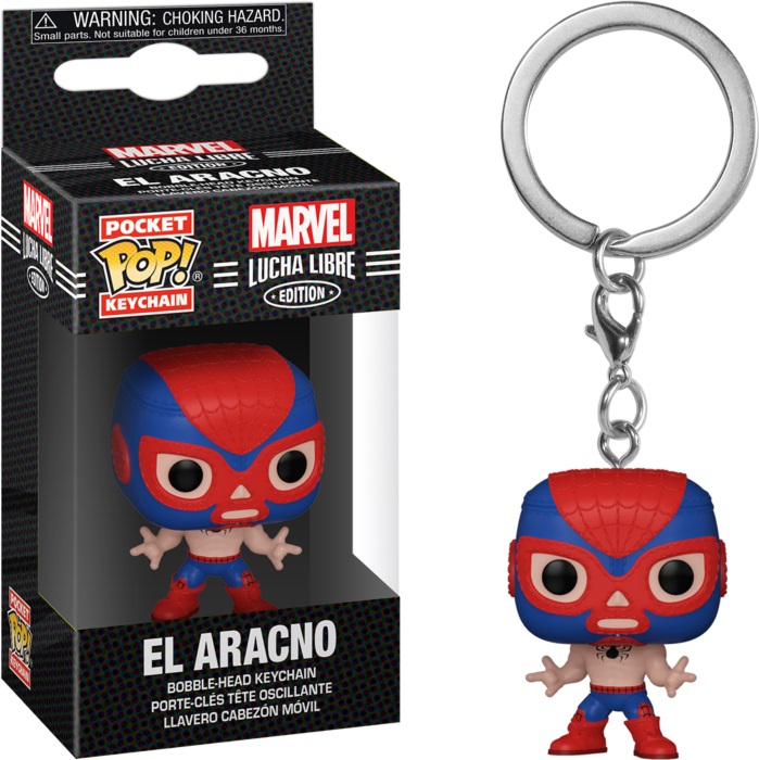 Funko POP! Keychain: Marvel Lucha Libre - SpiderMan