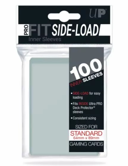 UP - Sleeves Standard - PRO-Fit Side Load (100 Sleeves - 64x89mm)