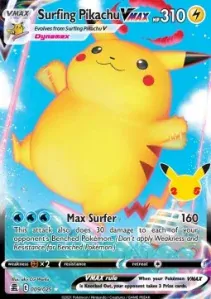 Surfing Pikachu VMAX (CEL 009)